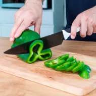 Sada nožů Top Chef - 6 ks - černé - Cecotec