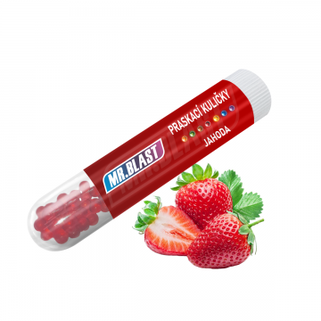 Praskací kuličky Mr. Blast - Jahoda - 50 ks Praskací kuličky Mr. Blast - Jahoda - 50 ks