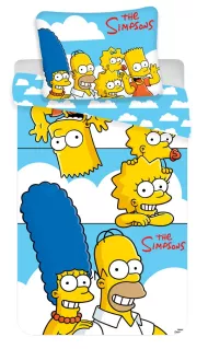Povlečení Simpsons Family Clouds 140/200