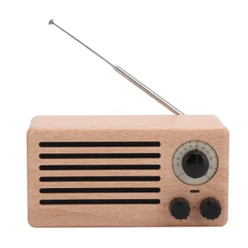 Retro přenosné rádio NewRixing NR-3013 - javor