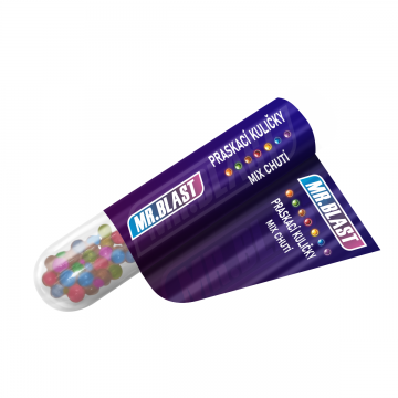 Praskací kuličky Mr. Blast - mix chutí - 50 ks Praskací kuličky Mr. Blast - mix chutí - 50 ks