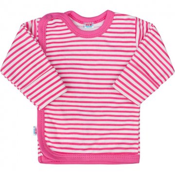Kojenecká košilka New Baby Classic II s růžovými pruhy Kojenecká košilka New Baby Classic II s růžovými pruhy