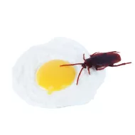dekorace halloween vejce s mravenci