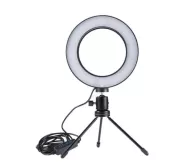 Kruhová LED svítilna pro streamery a vlogery