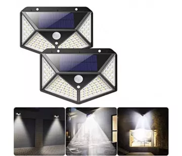 Solarní LED světlo s detekcí pohybu SH-100 - 100 LED - 1 ks