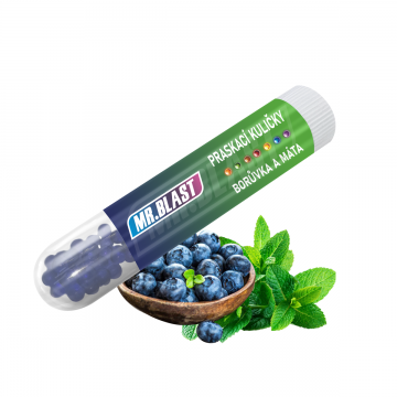Praskací kuličky Mr. Blast - Borůvka a máta - 100 ks Praskací kuličky Mr. Blast - Borůvka a máta - 100 ks