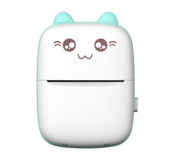 Přenosná tiskárna Mini Print pro chytré telefony ve tvaru Kočičky