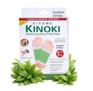 Detoxikační náplasti Kiyome Kinoki se zeleným čajem - 10 ks