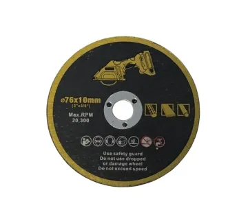 Řezný kotouč k uhlové brusce - 76x1,2x10 mm