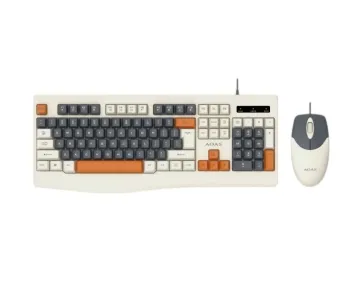 Set klávesnice a myši AOAS A1019 na USB - RETRO design
