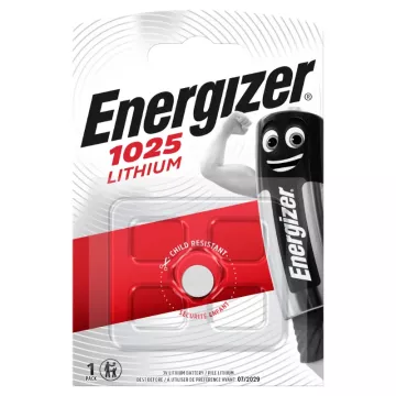 Lithiová knoflíková baterie - CR1025 - Energizer