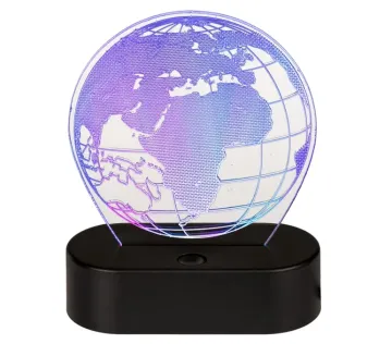 Lampička 3D zeměkoule