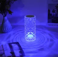 LED dotyková křišťálová lampa s 16 druhy barev