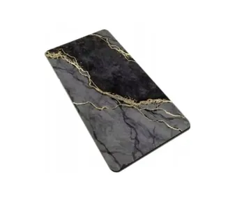 Antiskluzová podložka do koupelny v designu mramoru – 80x50 cm 
