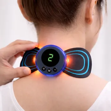 Mini přístroj pro masáž a úlevu od bolesti - 8 režimů - modrý