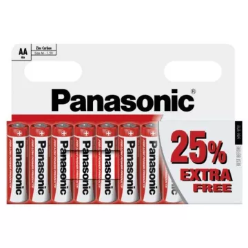 Tužkové baterie Zinc - 10x AA - Panasonic