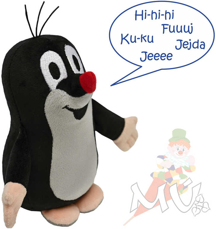 plyšový Krtek mluvící, 16 cm plyšový Krtek mluvící, 16 cm