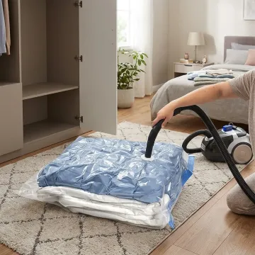 Vakuový pytel pro uskladnění sezónního prádla - 70x100 cm