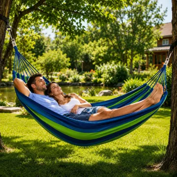 Zahradní houpací síť Relax pro 2 osoby
