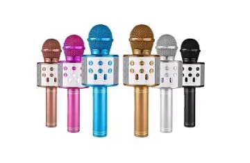 Karaoke mikrofon pro děti - růžový