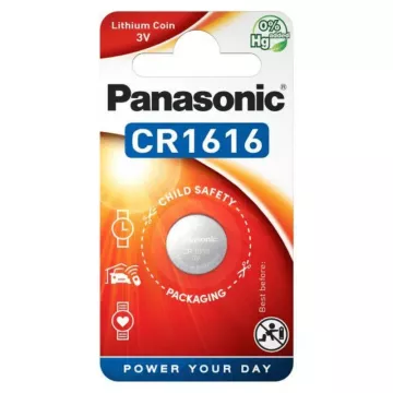Lithiová knoflíková baterie - CR1616 - Panasonic