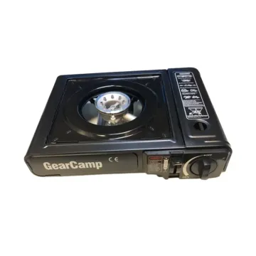 Cestovní plynový vařič GearCamp BDZ-155-A na plynové kartuše + kufřík