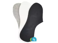 Dámské podkotníkové bavlněné ponožky Iooboo M-03 - 3 páry, velikost 35-38