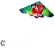 Létající drak - tygr - 120 x 61 cm