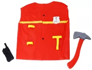 Dětský hasičský kostým - s vysílačkou a sekerou - Rappa