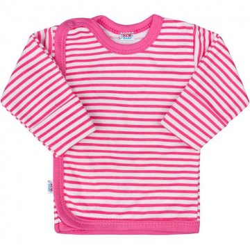Kojenecká košilka New Baby Classic II s růžovými pruhy Kojenecká košilka New Baby Classic II s růžovými pruhy