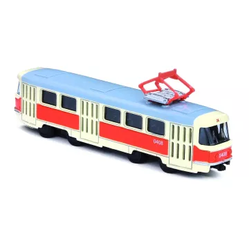 Kovová tramvaj na zpětný chod - Tatra T3 - 16 cm - Rappa