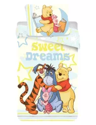 Bavlněné povlečení Medvídek Pů - Sweet Dreams - 140 x 200 cm + 70 x 90 cm - Jerry Fabrics