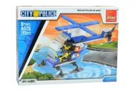 Dětská stavebnice 0475 - 103 dílků - City Police - Městská stráž - vrtulník - Peizhi