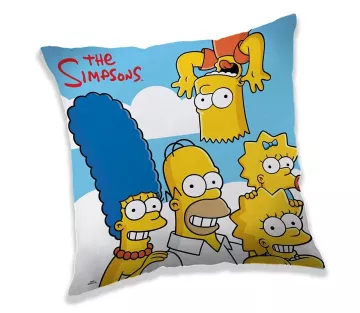 Polštářek - Simpsonovi v oblacích - 40 x 40 cm - Jerry Fabrics