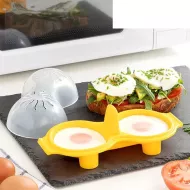 Forma na vaření vajec z dvojitého silikonu Oovi - InnovaGoods