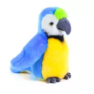 plyšový papoušek modrý, 18 cm