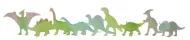 dinosauři, svítí ve tmě, 9 ks v sáčku
