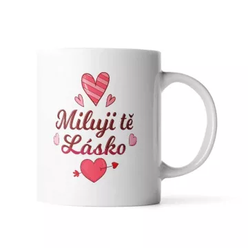 Hrnek Miluji tě, lásko: 330 ml