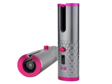 Automatická rotační kulma na vlasy s LCD displejem - VERK 15925