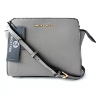Micky Ken Luxusní kabelka MK3038 - šedá