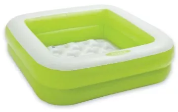 Nafukovací bazének pro děti - zelený, 85x85x23cm