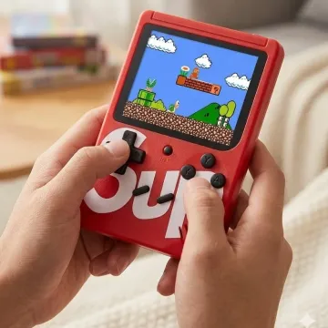 Digitální hrací konzole SUP GameBox - 400 her v 1 - červená