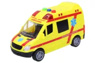 Záchranné vozidlo ambulance se zvukovými a světelnými efekty - 14 cm