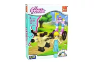 Stavebnice Dream Princess - Kočár s princeznou - 92 dílků - Peizhi