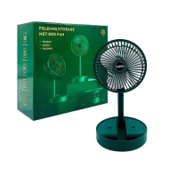 Skládací stolní ventilátor s nastavitelnou výškou a sklopnou konstrukcí HP FS-21