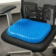 Gelový podsedák na židli s protiskluzovým obalem