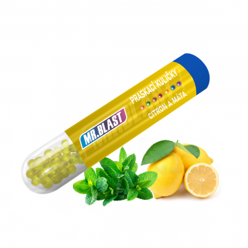 Praskací kuličky Mr. Blast - Citron a máta - 100 ks Praskací kuličky Mr. Blast - Citron a máta - 100 ks