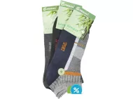 Pánské kotníkové bambusové ponožky Pesail XM2218 - 3 páry, velikost 40-44