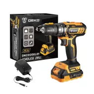 Akumulátorová vrtačka Deko DKCD20XL01-H10 - 20 V
