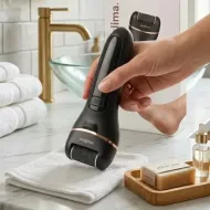 Elektrická bruska na paty s LCD displejem